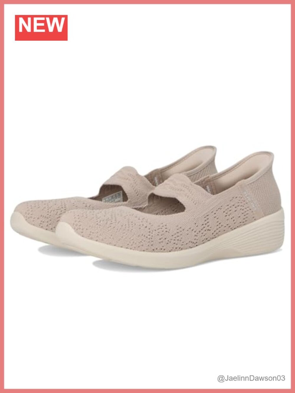 Skechers Hands Free Slip-ins Flats - Air Cooled Memory Foam, Machine Washable